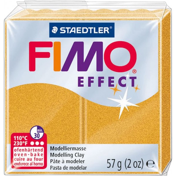 Полимерная глина FIMO Effect 11, золотой металлик, 57г арт. 8020-11
